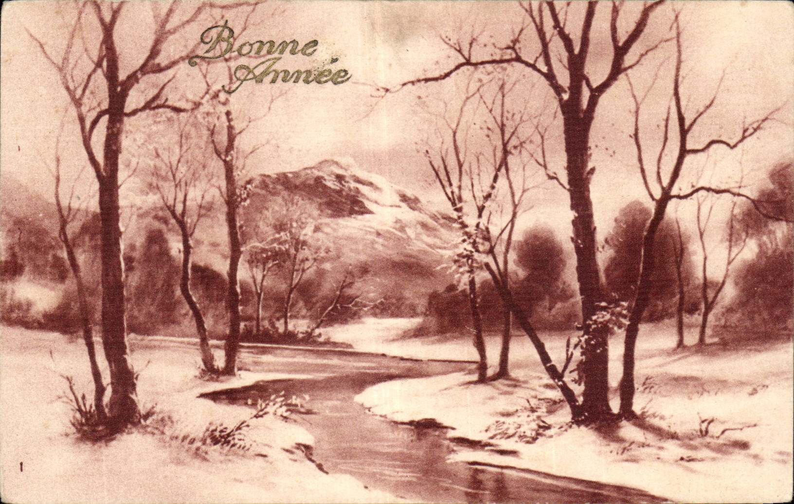 CPA Fantaisie Bonne annee