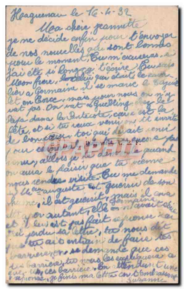 CPA Fantaisie Femme ( decor paillettes ) — Verso