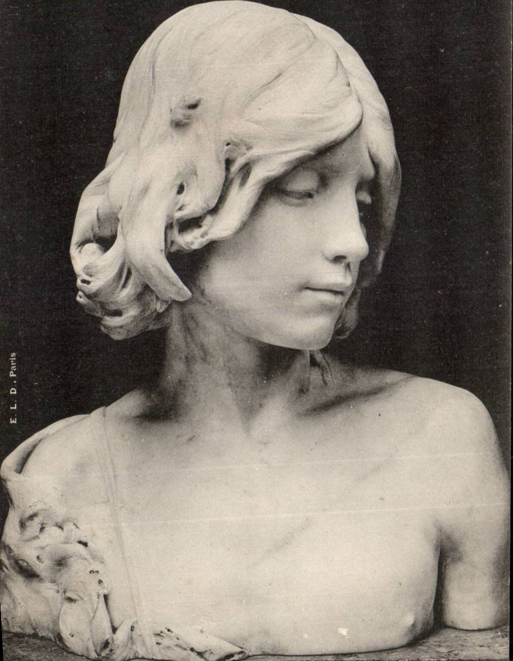 CPA Fantaisie Musee du Luxembourg Le noir Saint Jean