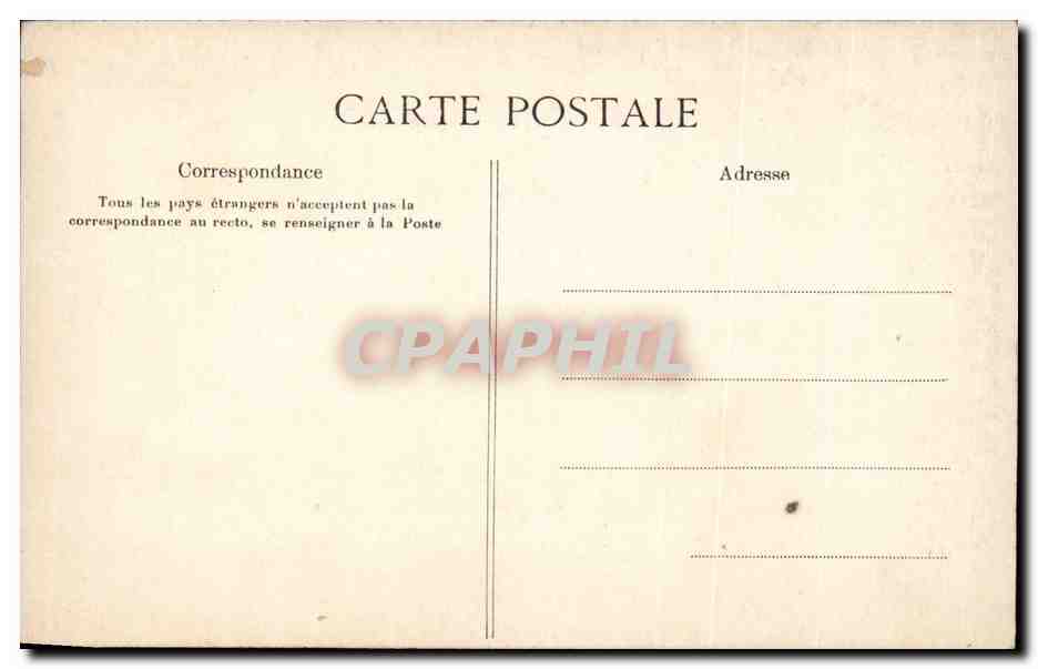CPA Fantaisie Musee du Luxembourg Le noir Saint Jean — Rückseite