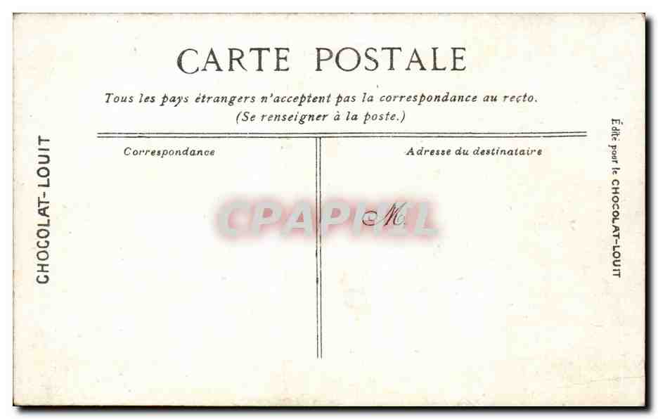 Lourdes CPA L'abri des pelerins — Verso