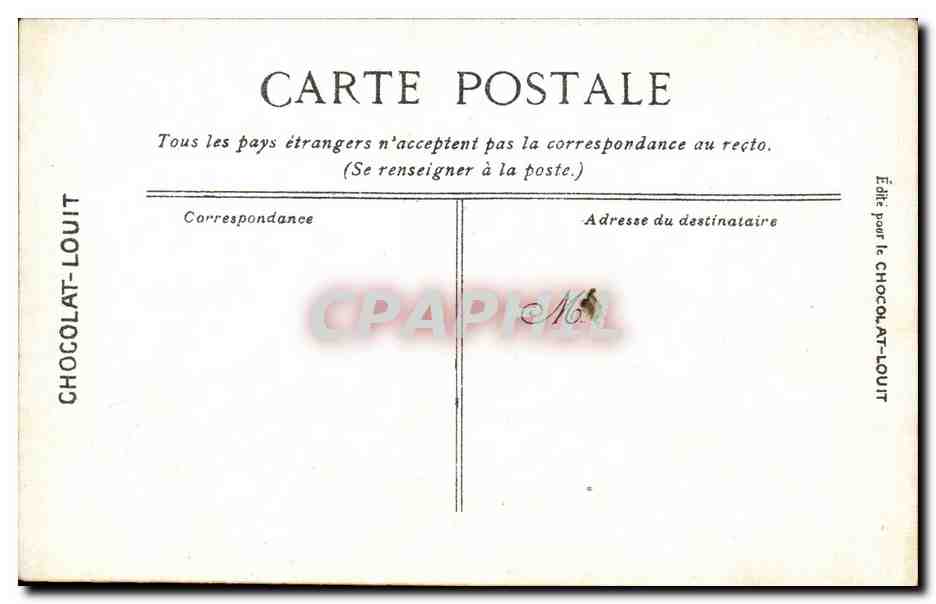 Lourdes CPA Le calvaire breton — Verso