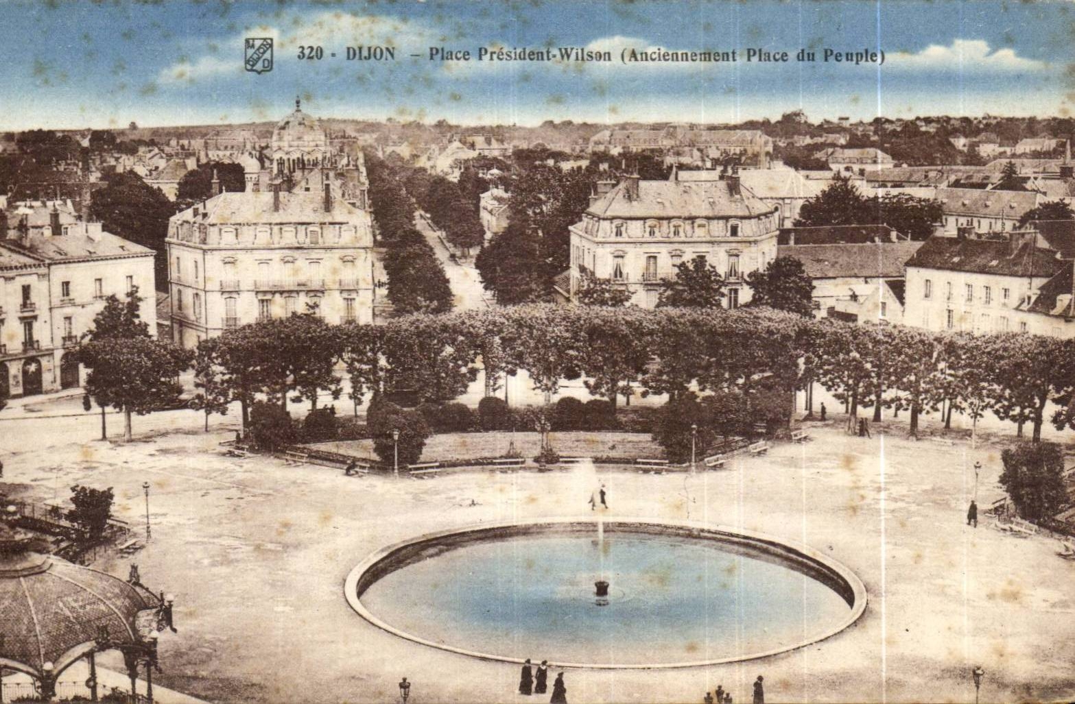 CPA Dijon Place President Wilson Place du peuple
