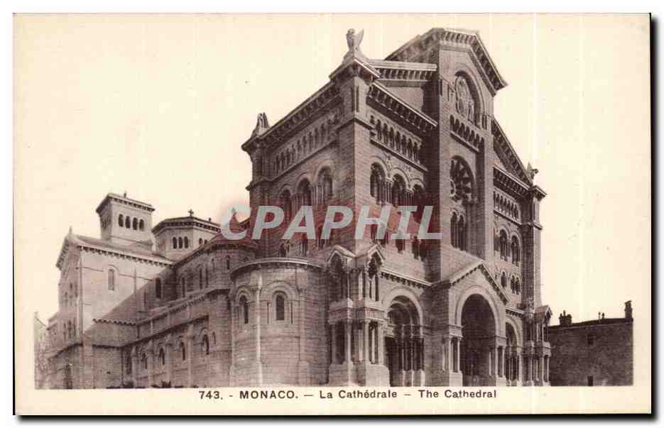 CPA Monaco La cathedrale 