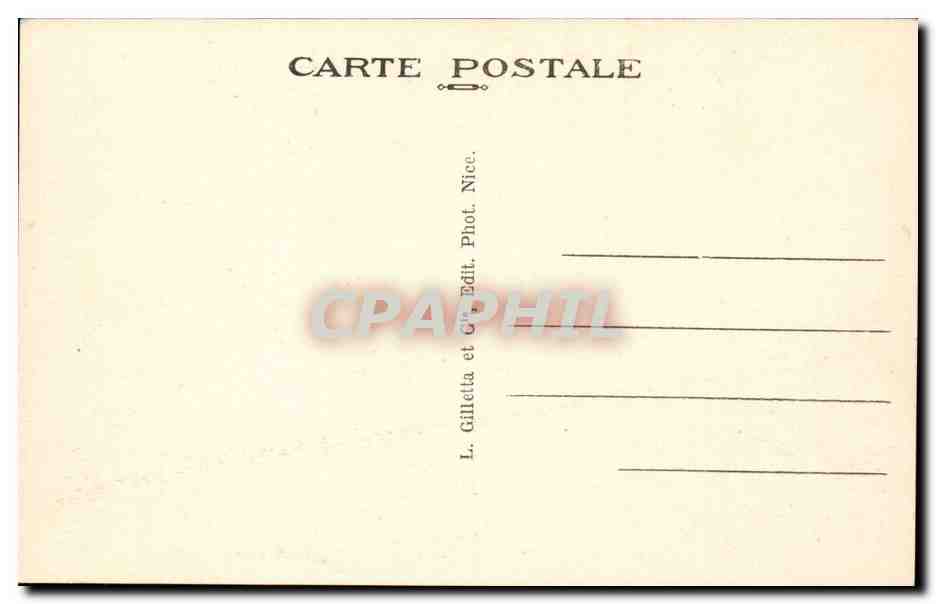 CPA Monaco La cathedrale  — Rückseite