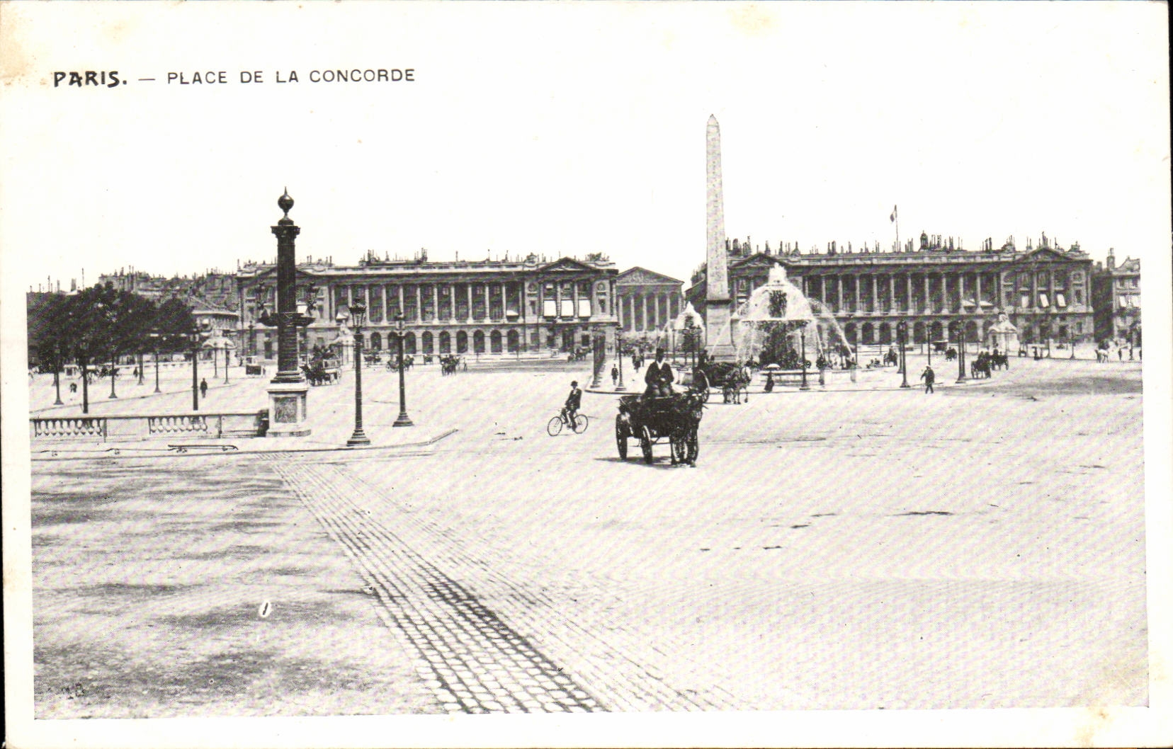 Paris CPA Place de la concorde