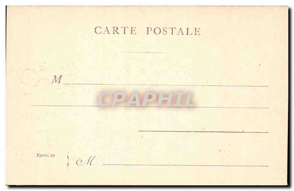 Paris CPA Place de la concorde — Rückseite