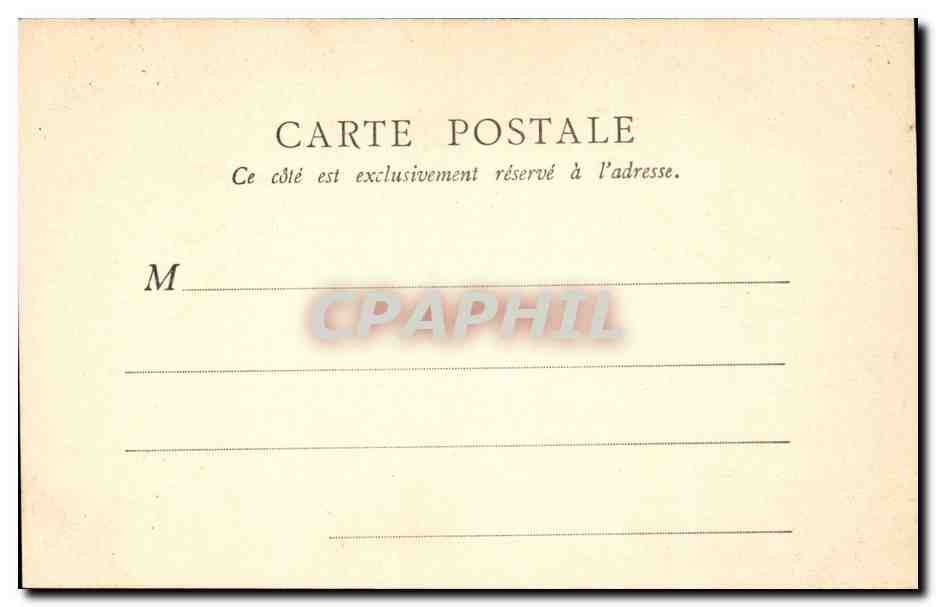 Paris CPA Henri IV sur le pont neuf — Verso