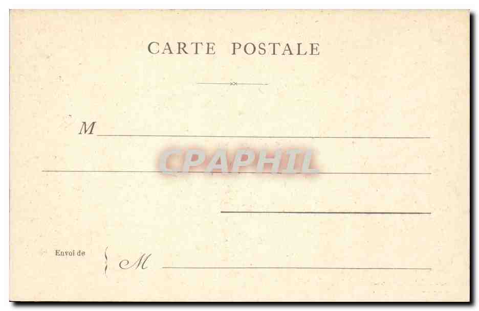 Paris CPA L'opera — Rückseite
