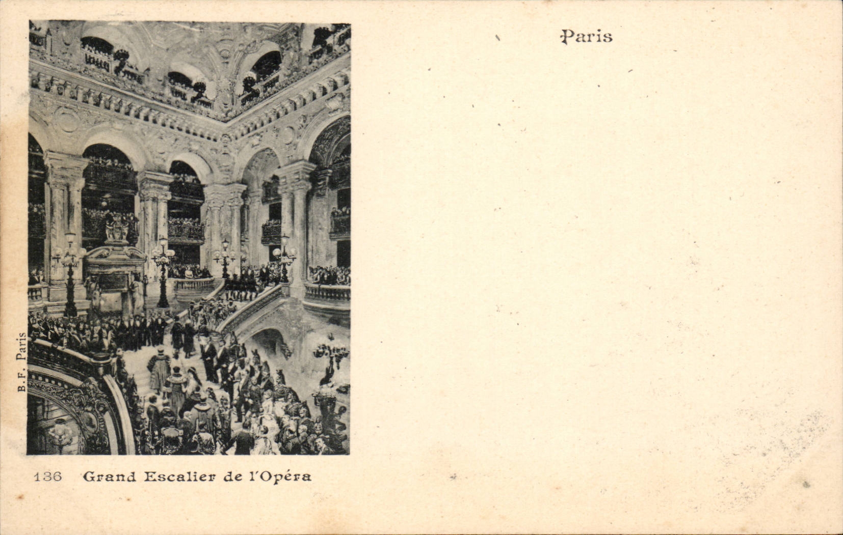 Paris CPA Grand escalier de l'opera