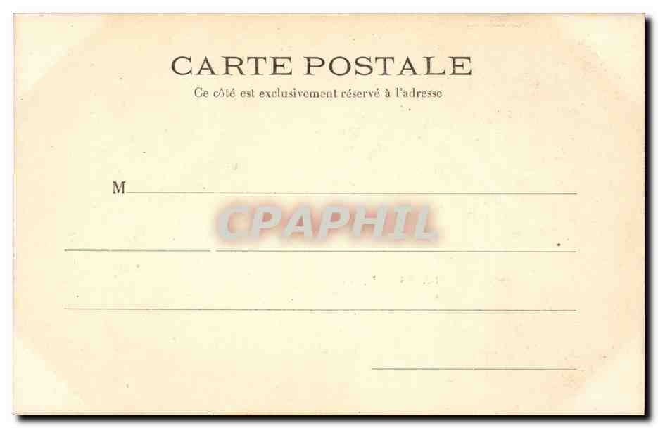 Paris CPA Opera — Verso