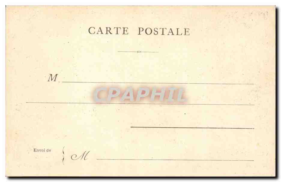 Paris CPA Boulevard Montmartre — Rückseite