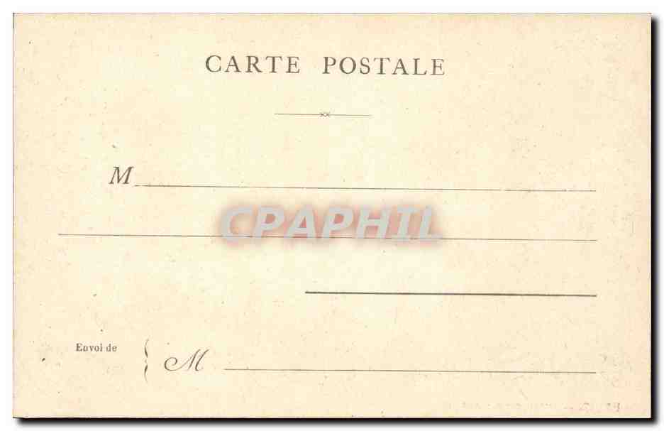 Paris CPA Avenue de l'opera — Rückseite