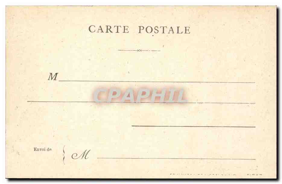 Paris CPA Boulevard des Capucines — Rückseite
