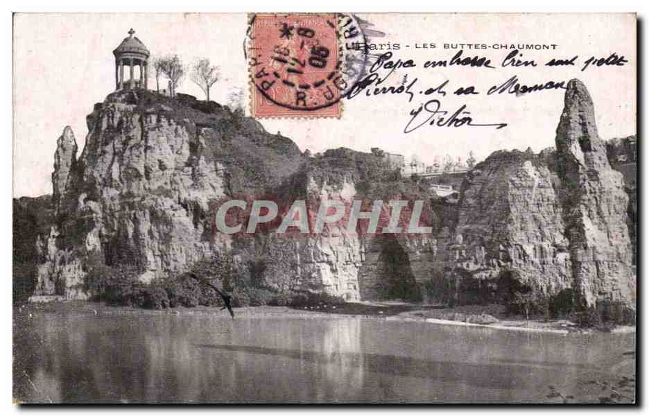 Paris CPA Les Buttes Chaumont