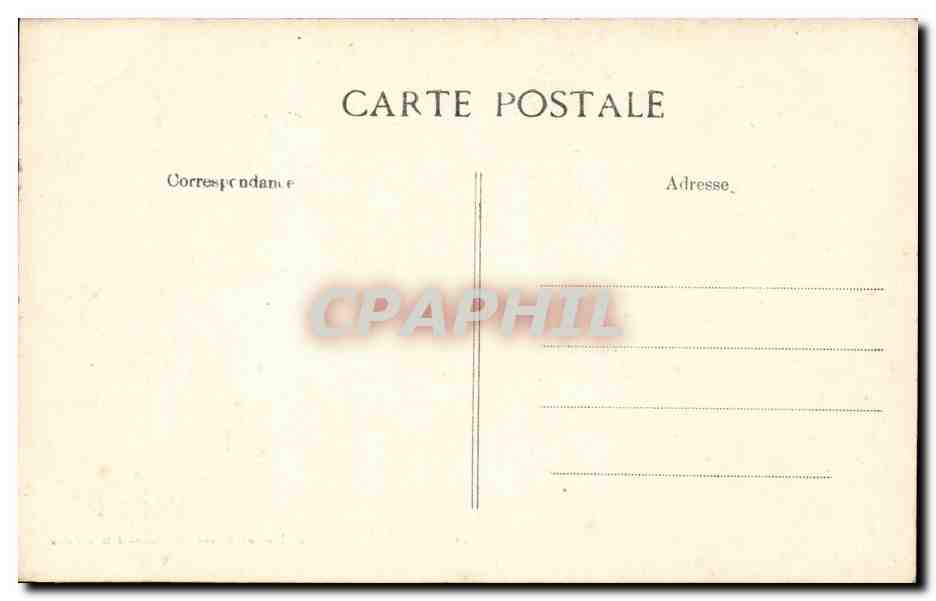 Paris CPA Dessin de porte Meuble Rue des Beaux Arts — Verso