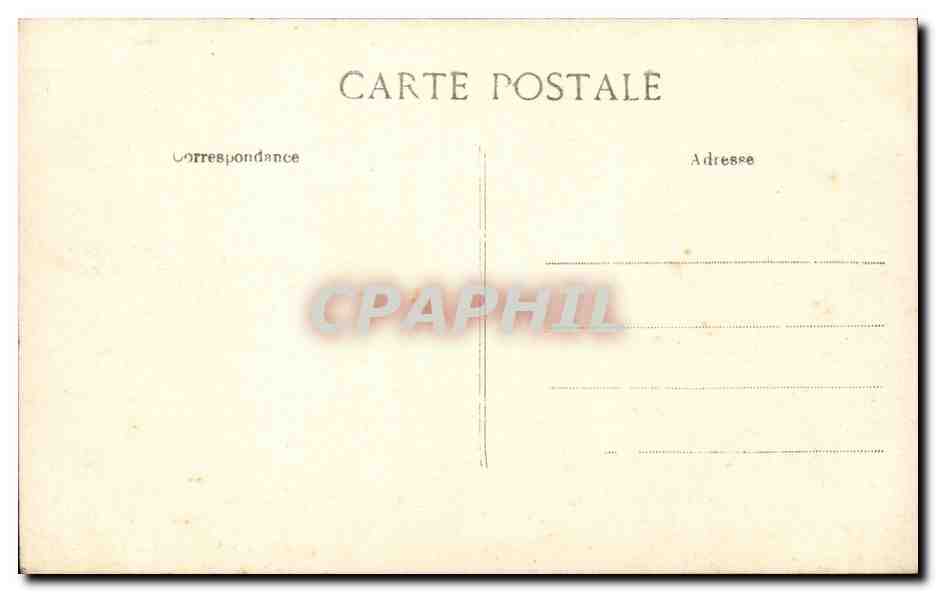 Paris CPA Dessin de Buffet Meuble Rue des Beaux Arts — Verso
