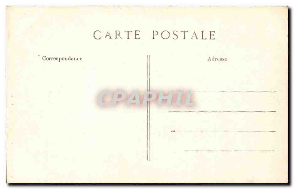 Paris CPA plan et elevation d'un alcove Plan du lit Rue des Beaux Arts — Verso