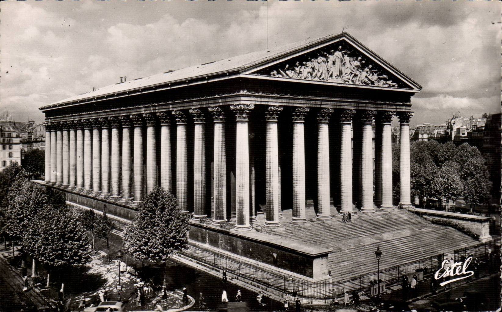 Paris CPM Eglise de la madeleine 