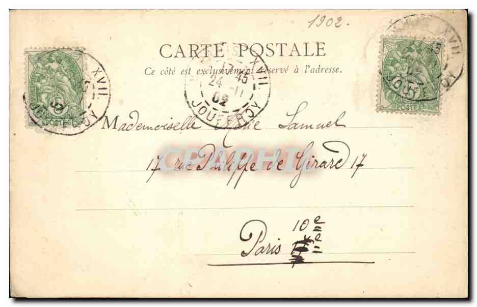 CPA Fantaisie Le comte du Nouy Les porteurs de mauvaises nouvelles Musee du Luxembourg — Back