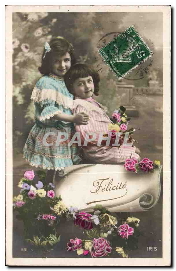 CPA Fantaisie Enfants Felicite