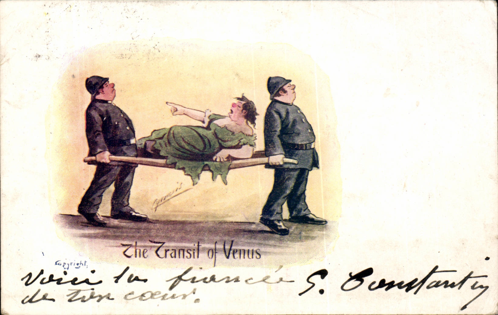 Transit de Vénus — Caricature de S. Constantanty — The Cygnet Publishing Co. Ltd.