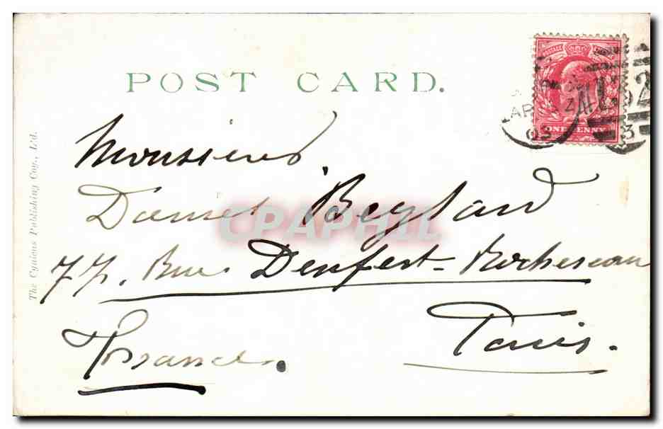 Transit de Vénus — Caricature de S. Constantanty — The Cygnet Publishing Co. Ltd. — Reverso