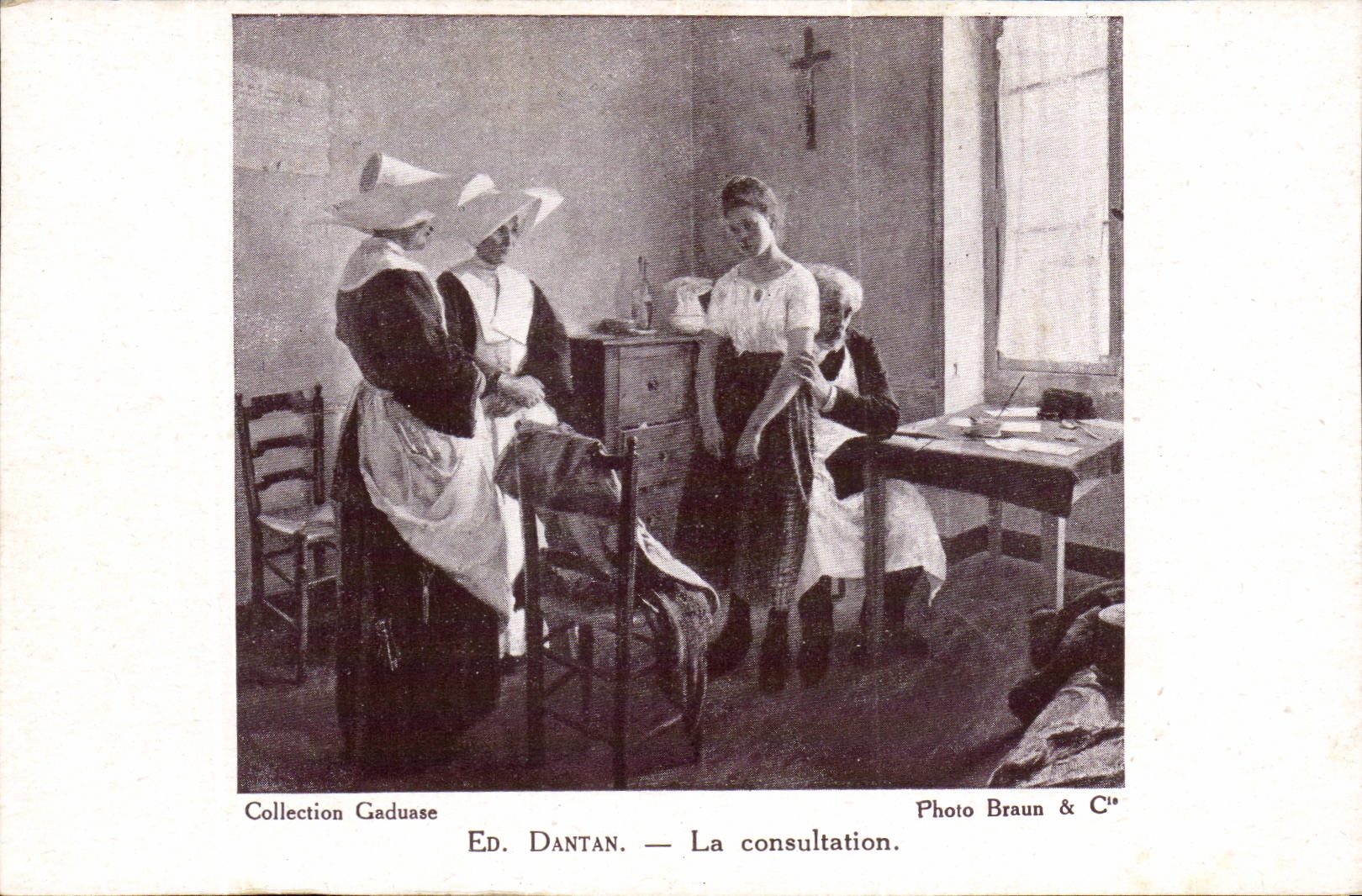 CPA Fantaisie Dantan La consultation Docteur Religieuses