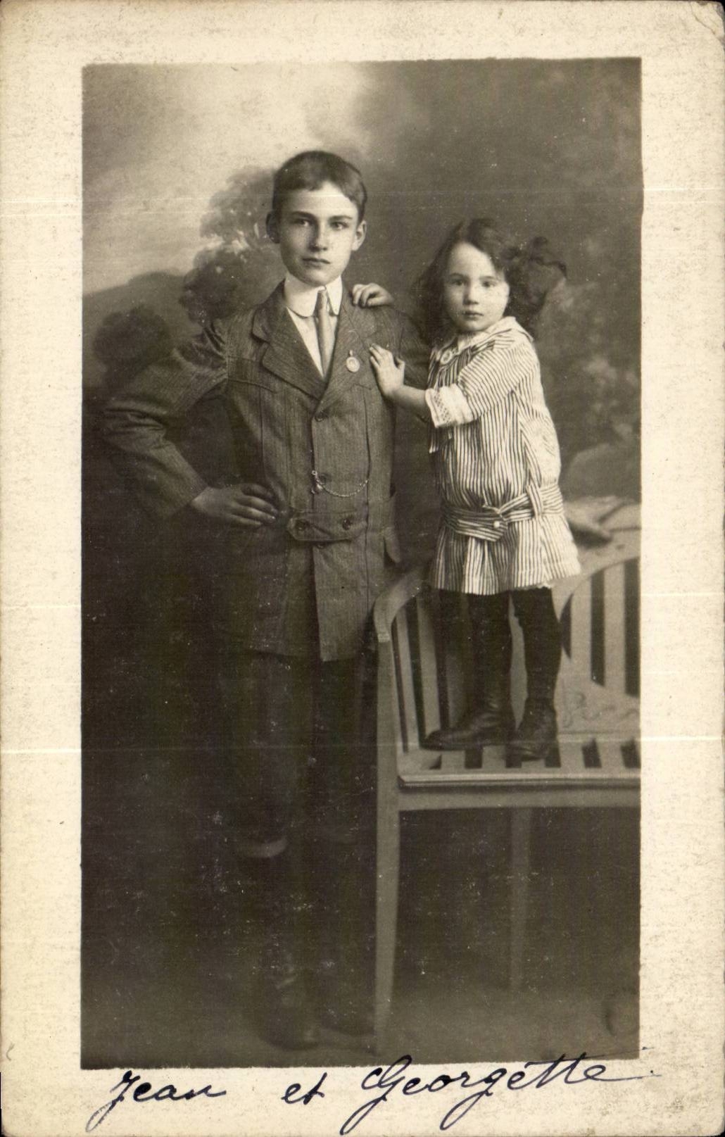 CARTE PHOTO Enfants