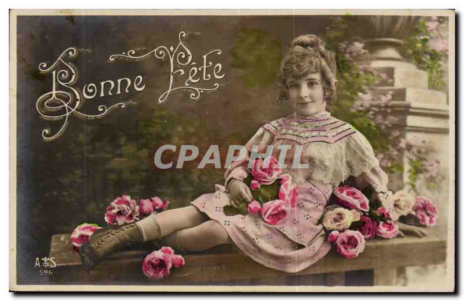 CPA Fantaisie Enfant Bonne fete