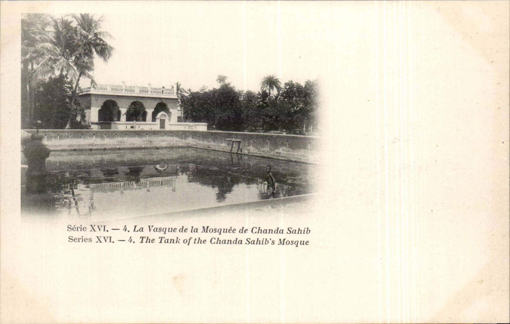 CPA Inde India Le vasque de la mosquee de chanda Sahib