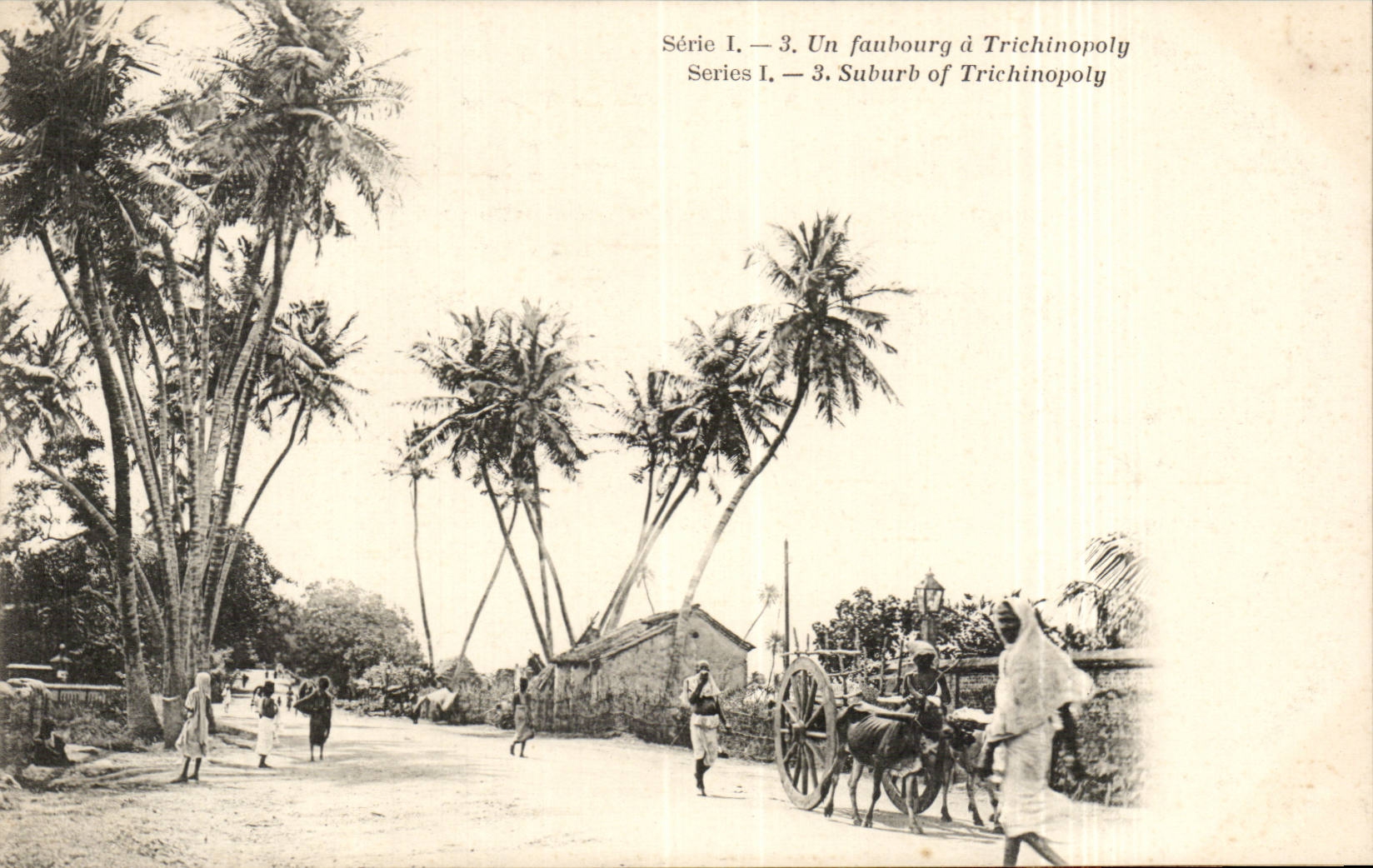 Un barrio de Trichinopoly — Serie I, n°3 — Editor: Oeuvre des Ecoles Industrielles de l'Inde meridional