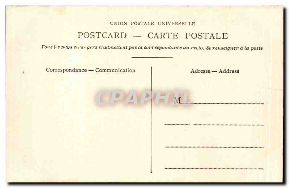 CPA Inde India Une voiture indigene ( boeufs ) TOP — Rückseite
