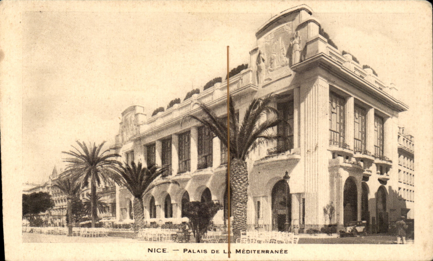 Nice CPA Palais de la Mediterranee