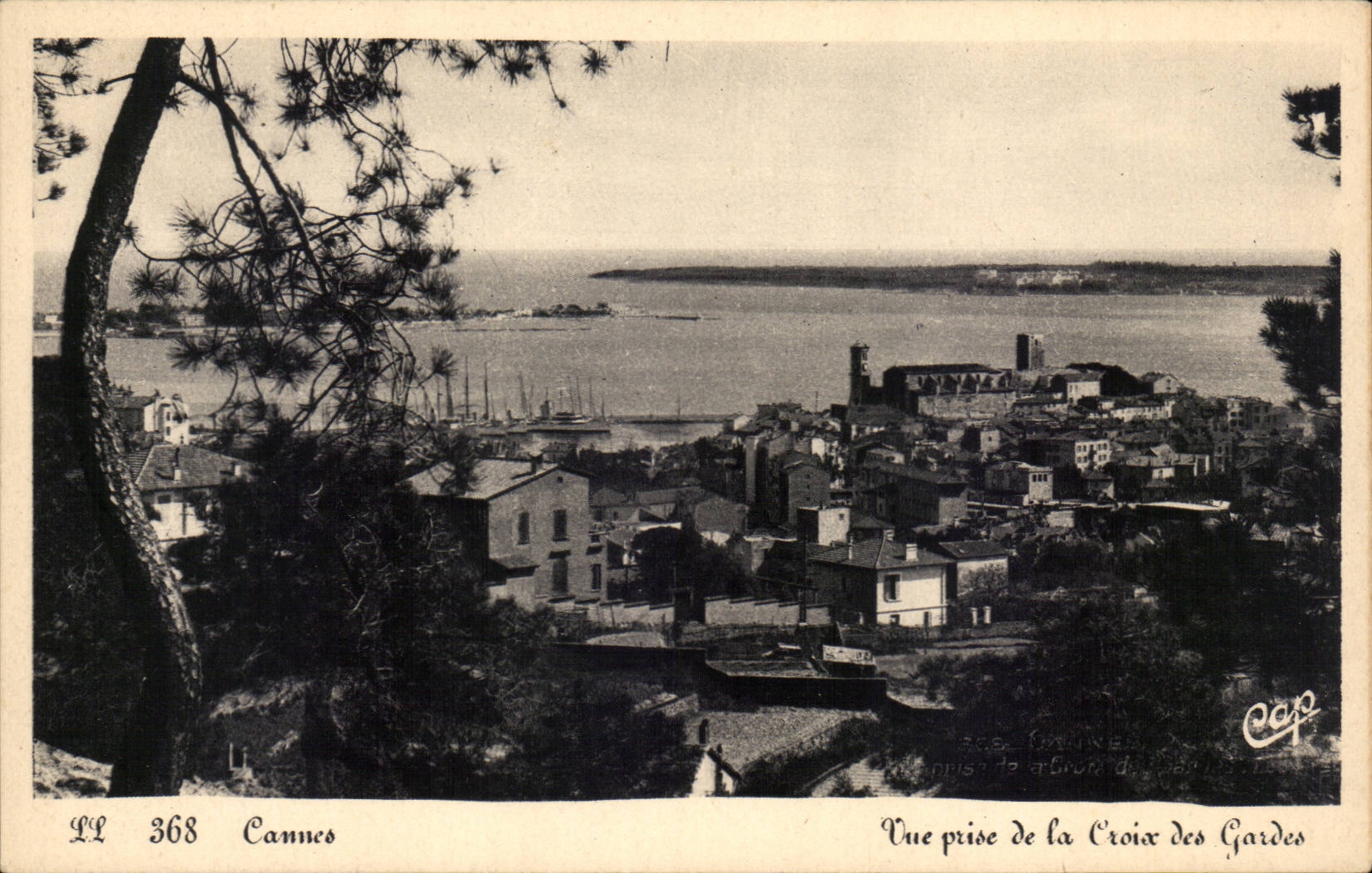 CPA Cannes Vue prise de la croix des gardes