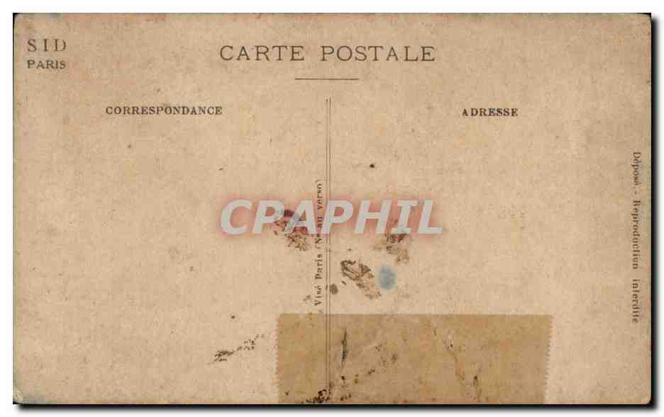 CPA Soldats militaria — Rückseite