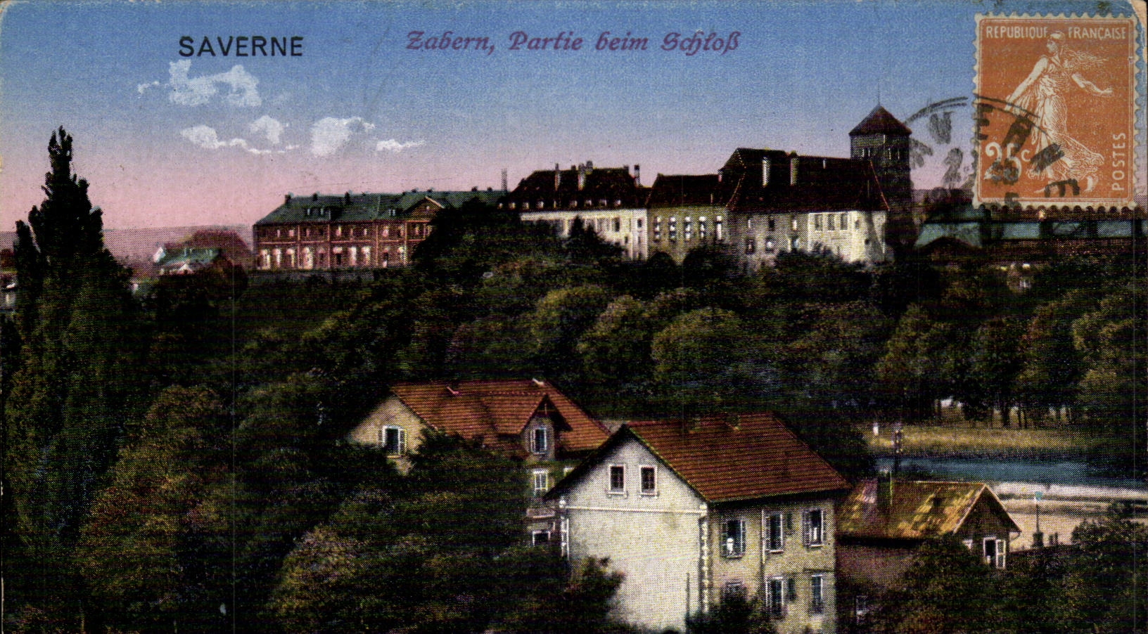 CPA SAverne Zabern Partie bein schloss