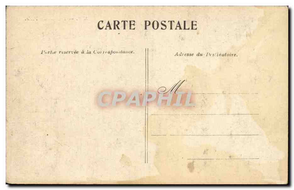 Paris CPA Hotel de ville — Rückseite