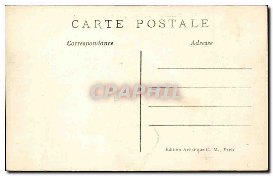 Paris CPA La place de la Bastille — Rückseite