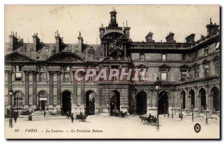 Paris CPA Le Louvre le pavillon Rohan