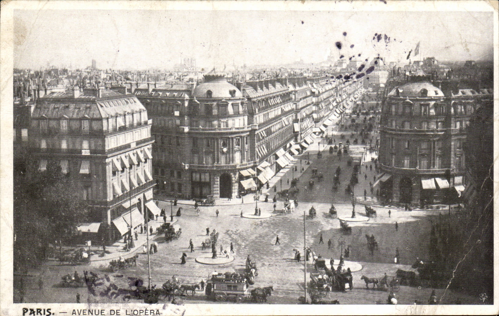 Paris CPA Avenue de l'opera