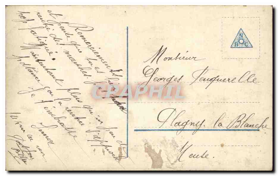 CPA FAntaisie Femme — Rückseite