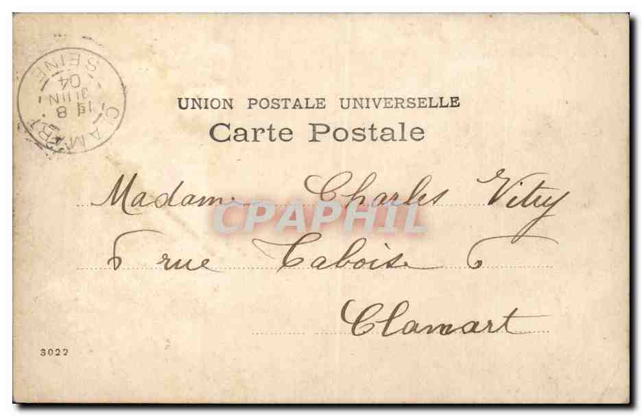CPA FAntaisie Femme et enfants — Verso