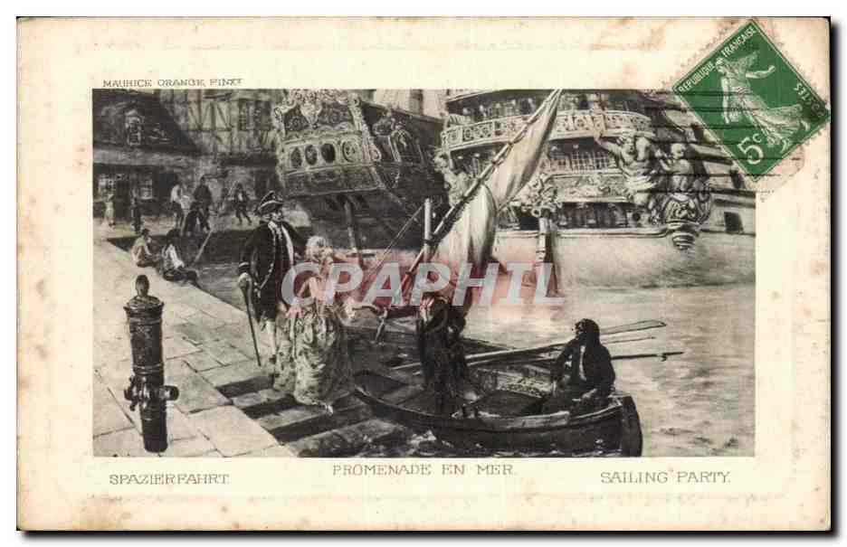 Promenade in mare — Festa in barca — Maurice Orange Fintz