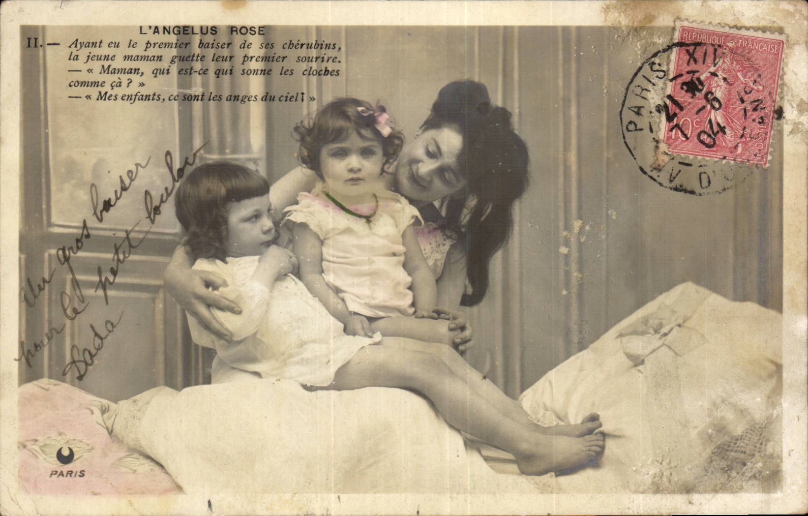 CPA FAntaisie Femme et enfants