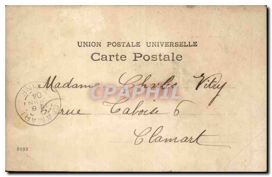 CPA FAntaisie Femme et enfants — Rückseite