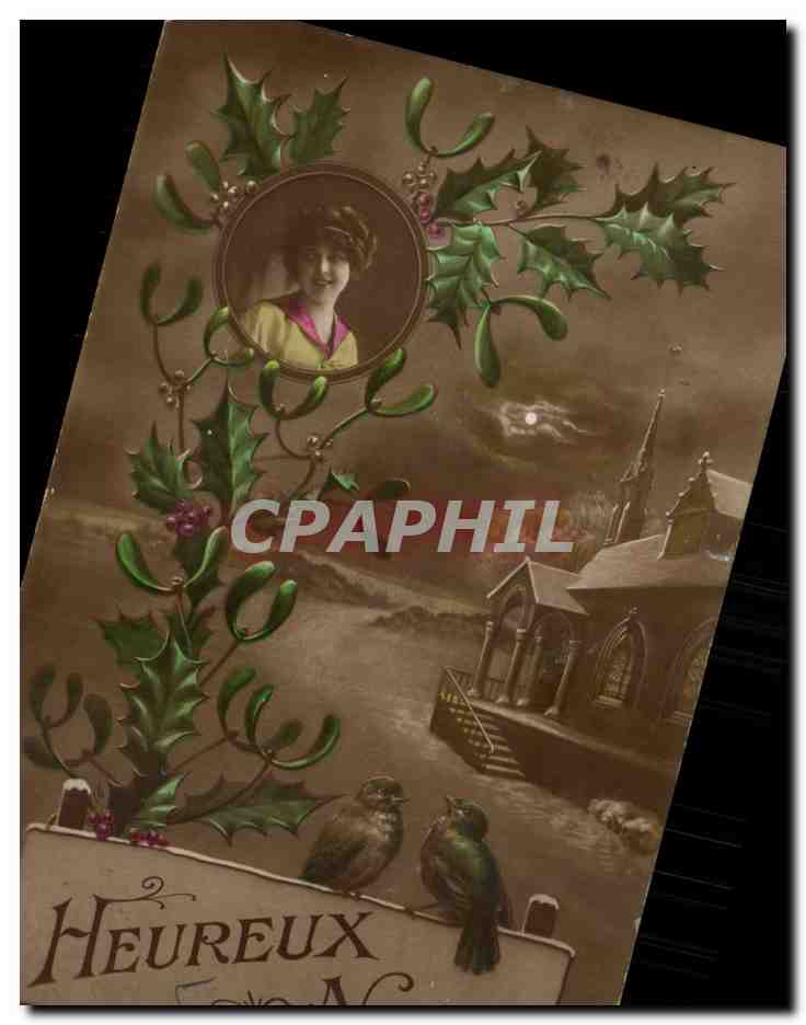 CPA FAntaisie Heureux noel christmas