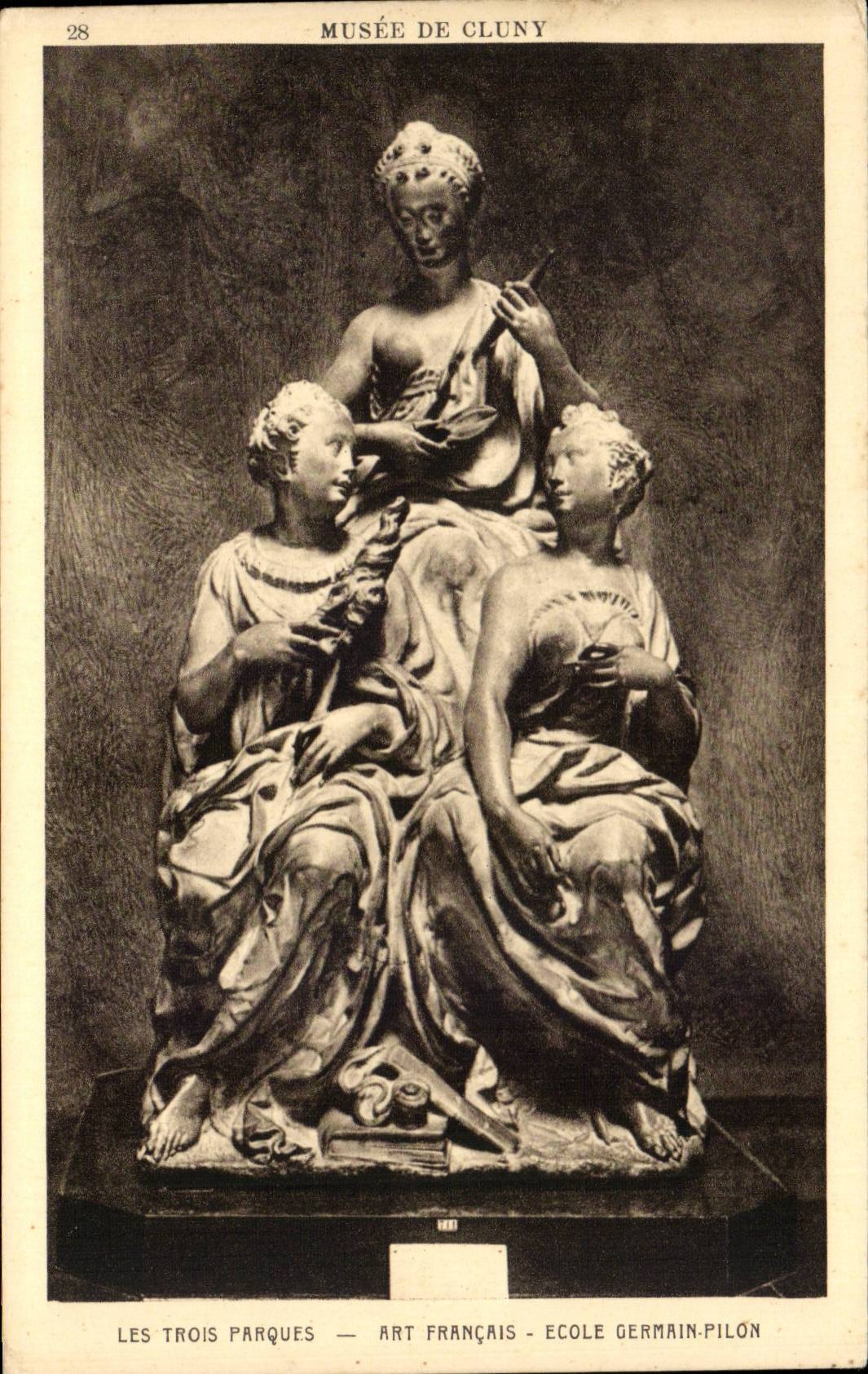 Les Trois Parques — Musée de Cluny — École Germain-Pilón