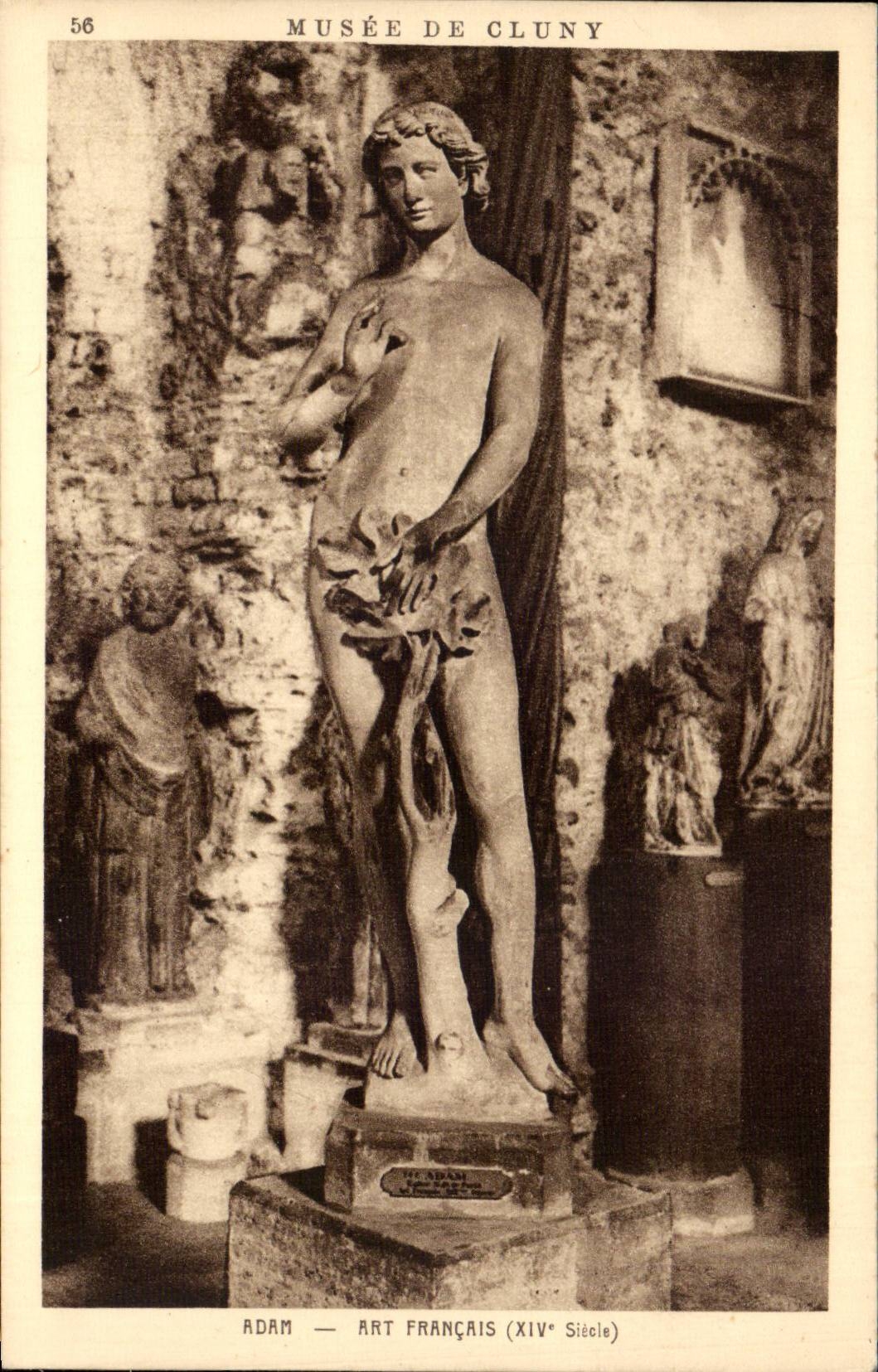 Adam — French Art (14th Century) — Musée de Cluny