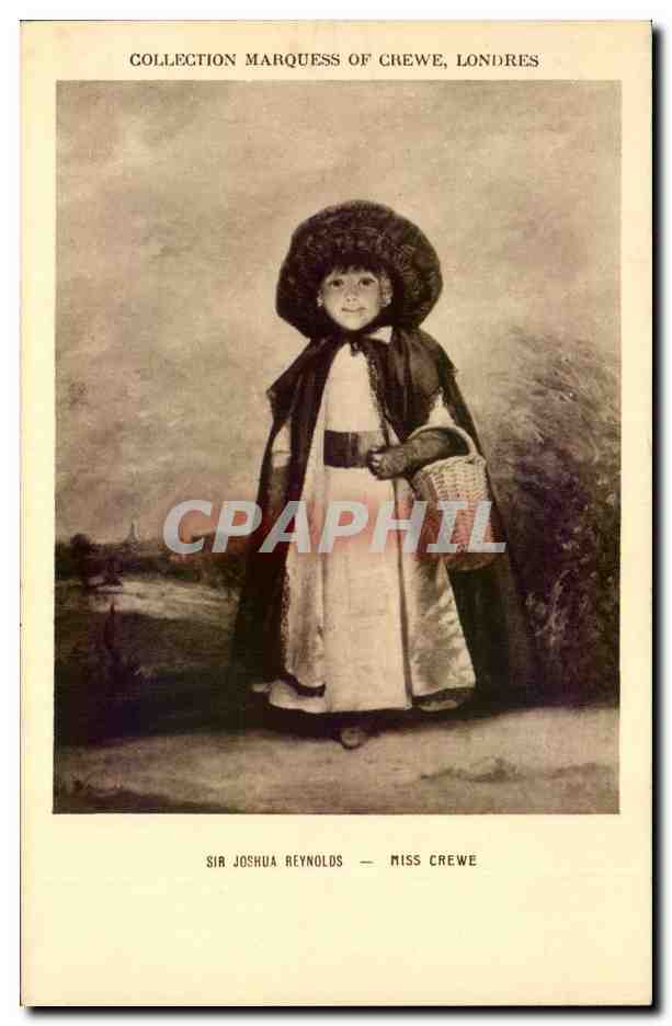 Miss Crewe — Portrait de Sir Joshua Reynolds — Collection Marquess of Crewe, Londres